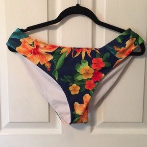 4 for $20 HIGH LEG FLORAL BATHING SUIT BOTTOM